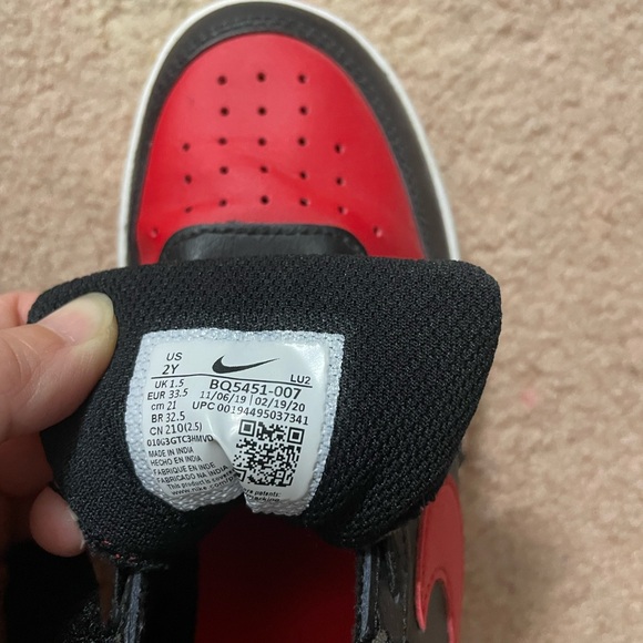 KIDS' NIKE LITTLE KID COURT BOROUGH LOW RECRAFT SNEAKERS(2y) - Picture 6 of 6